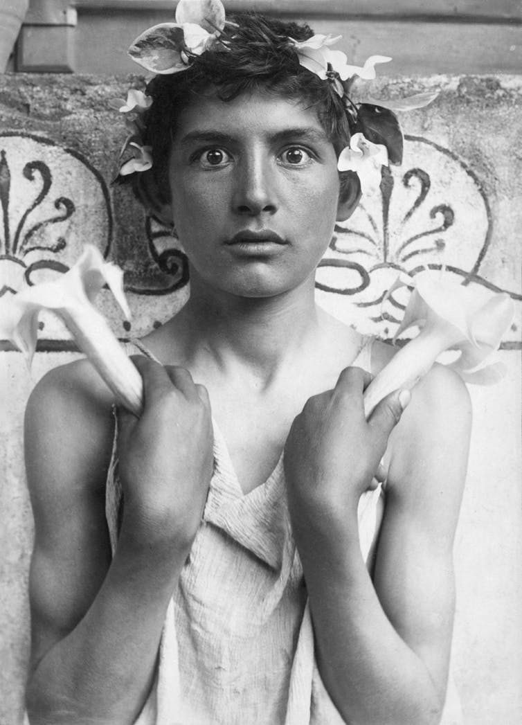 Hypnos, Wilhelm von Gloeden Hypnos, Wilhelm von Gloeden
