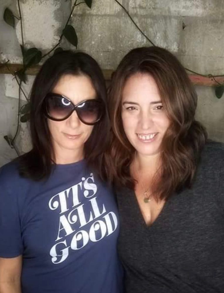 Elyse and her wife Maria Elyse and her wife Maria