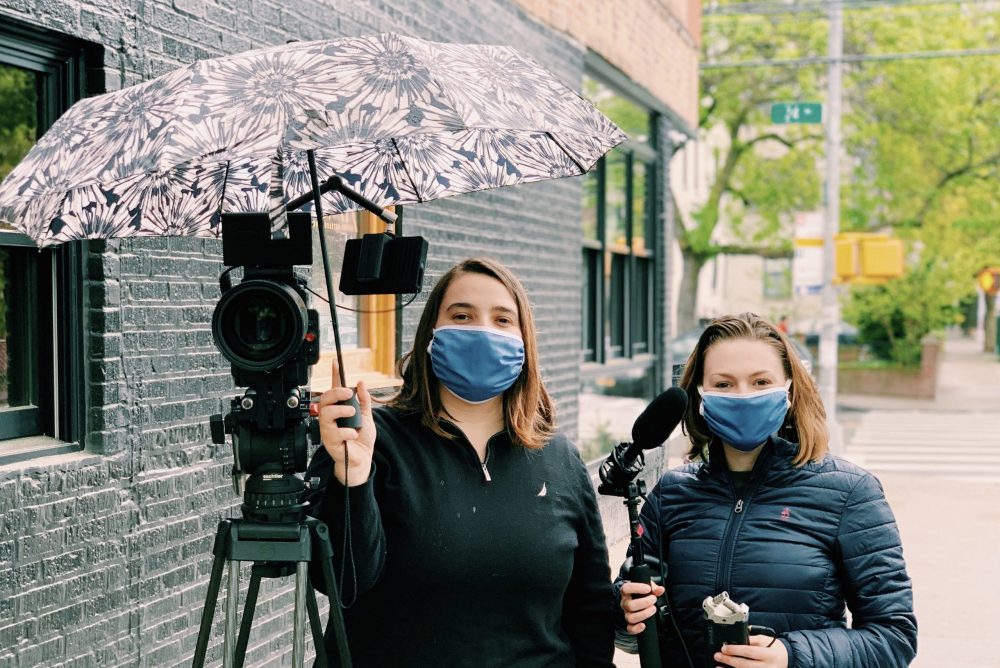 Filmmakers Natalia Bougadellis and Emory Parker