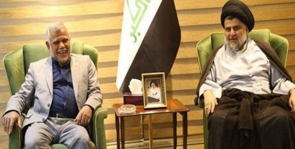 Mugtada al-Sadr and Hadi al-Amari