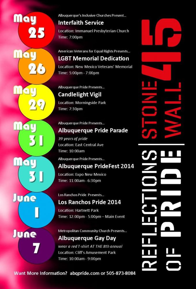Albuquerque Pride Announces The 37th Annual PrideFest CURVE