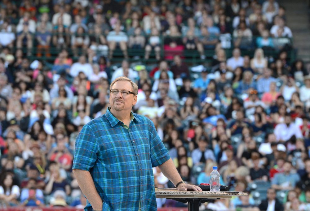 Rick Warren, pastor of Southern California’s Saddleback Megachurch,