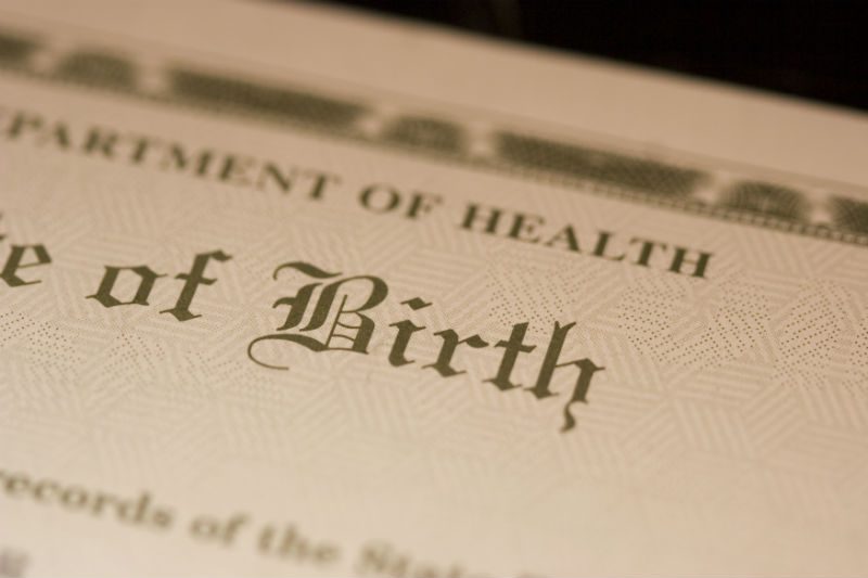 BirthCertificate