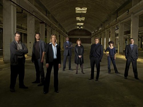 FRINGE: An unlikely trio uncovers a deadly mystery involving a series of unbelievable events and realizes they may be part of a larger, more disturbing pattern that blurs the line between the possible and the impossible on FRINGE premiering Tuesday, Sept. 9 (8:00-9:30 PM ET/PT) on FOX. Pictured L-R: John Noble, Joshua Jackson, Anna Torv, Lance Reddick, Blair Brown, Mark Valley, Jasika Nicole and Kirk Acevedo. ©2008 Fox Broadcasting Co. Cr: George Holz/FOX FRINGE: An unlikely trio uncovers a deadly mystery involving a series of unbelievable events and realizes they may be part of a larger, more disturbing pattern that blurs the line between the possible and the impossible on FRINGE premiering Tuesday, Sept. 9 (8:00-9:30 PM ET/PT) on FOX. Pictured L-R: John Noble, Joshua Jackson, Anna Torv, Lance Reddick, Blair Brown, Mark Valley, Jasika Nicole and Kirk Acevedo. ©2008 Fox Broadcasting Co. Cr: George Holz/FOX