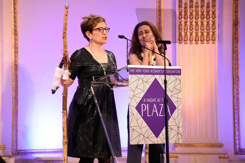 Lisa Krona and Jeanine Tesori at their annual Fall Gala.