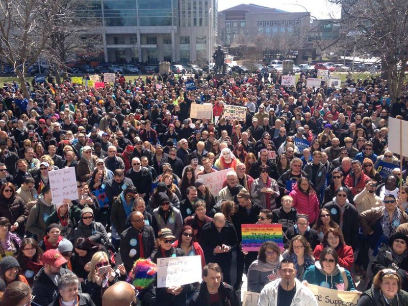 LGBT Activists Rally For Civil Rights In America