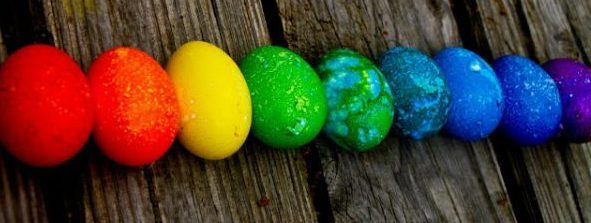 Reconciling Easter and the Rainbow Flag.