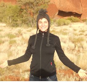 Tracie Dinwiddie on Uluru